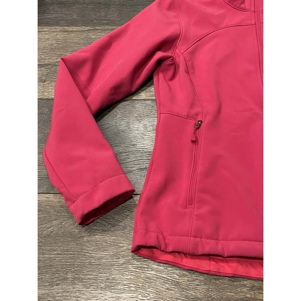 The North Face Jacket Womens Small Pink Softshell Fleece Lined Hooded WindWall - Picture 2 of 11